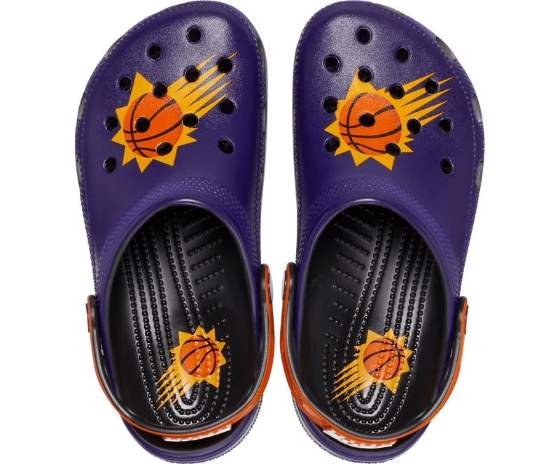 CROCS Unisex NBA Phoenix Suns Classic Clog - Schwarz