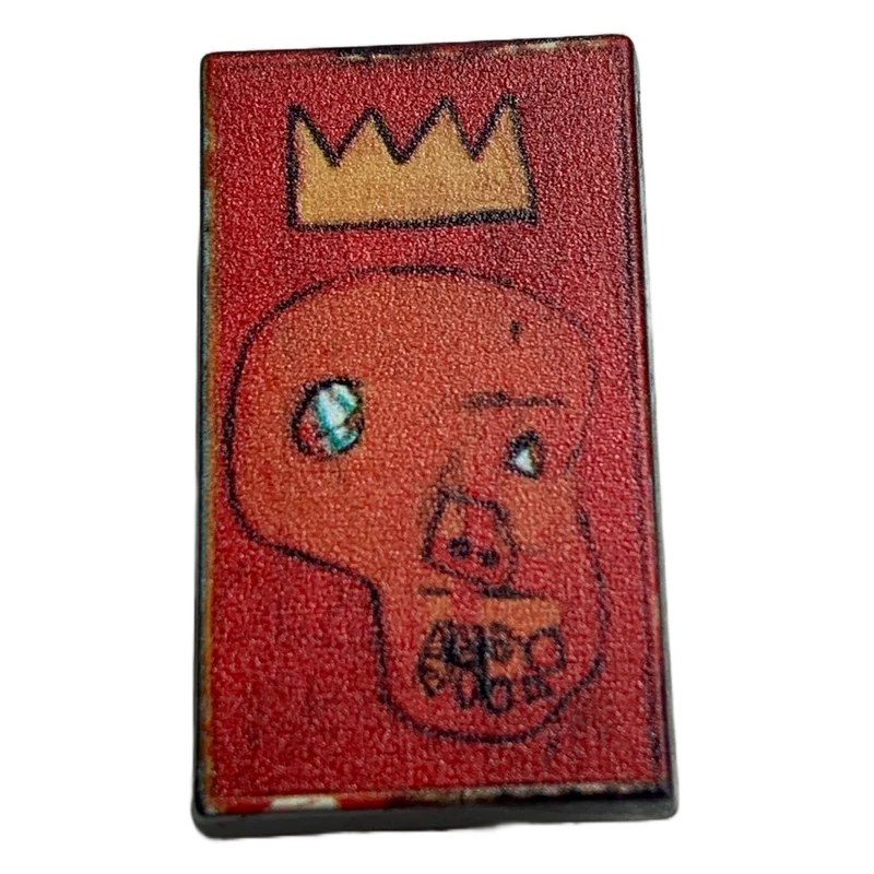 Crocs Jibbitz Basquiat Red Kings Charm