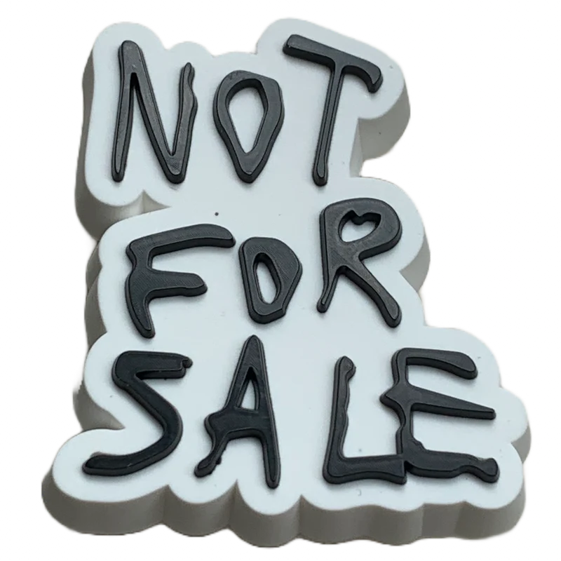 Crocs Jibbitz Basquiat „Not For Sale“-Charm