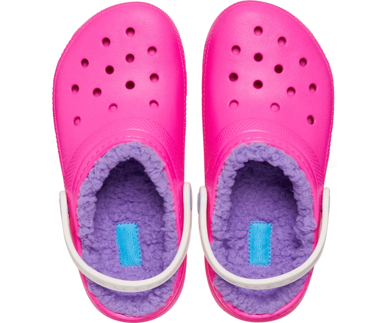 CROCS Kinderklassiker Lined Clog - Pink Crush