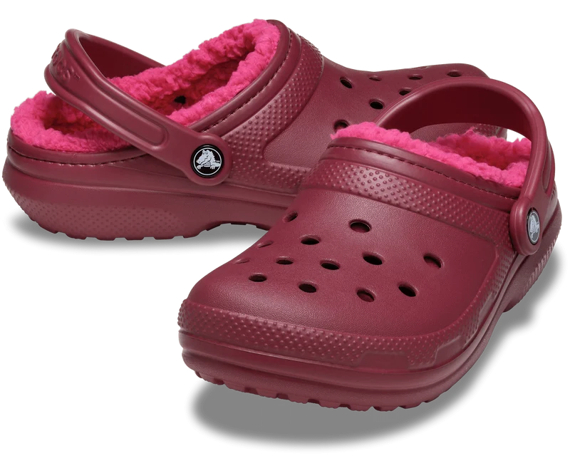 Crocs Unisex-Klassiker Lined Clog - Rote Beete