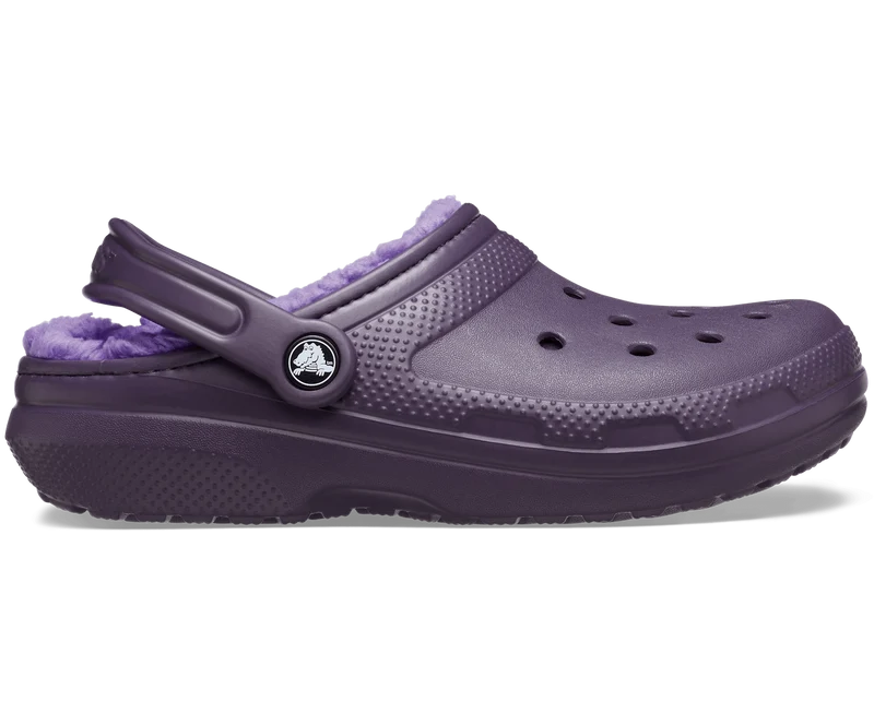Crocs Unisex-Klassiker Lined Clog - Dunkle Iris