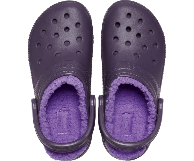 Crocs Unisex-Klassiker Lined Clog - Dunkle Iris