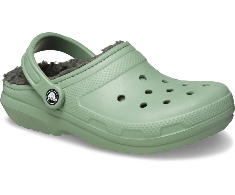 Crocs Unisex-Klassiker Lined Clog - Moos