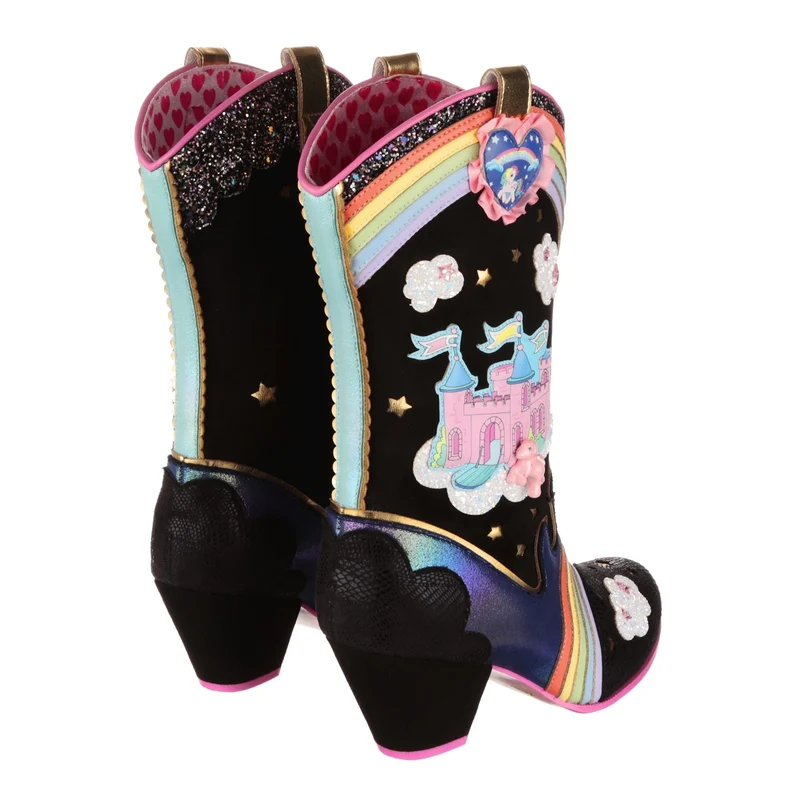 Irregular Choice Frauen My Little Pony Rainbow Bridge Stiefel - Schwarz