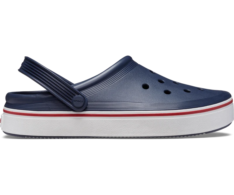 Crocs Klassischer Unisex-Off-Court-Clog – Marineblau