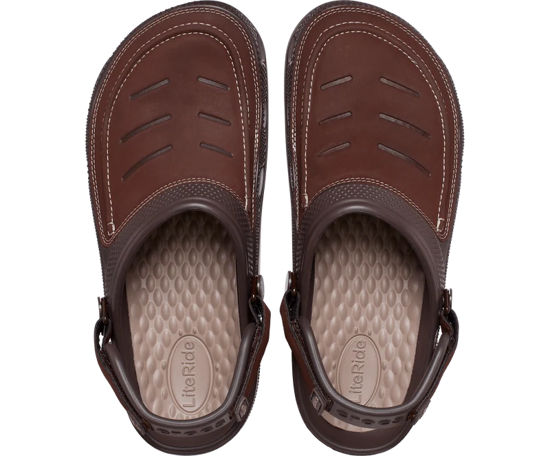 Crocs Klassischer Yukon Vista II Clog für Herren - Espresso / Pilz