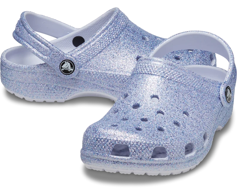 Crocs Klassischer Glitzer-Clog für Kinder - Frosted Glitter