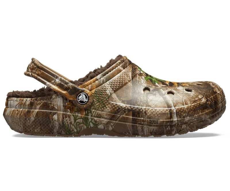 Crocs Unisex Classic Lined Realtree Clog – Schokolade