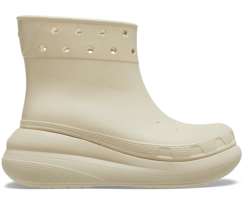 Crocs Unisex Classic Crush Boot – Knochen