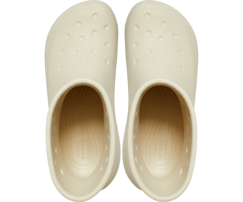 Crocs Unisex Classic Crush Boot – Knochen