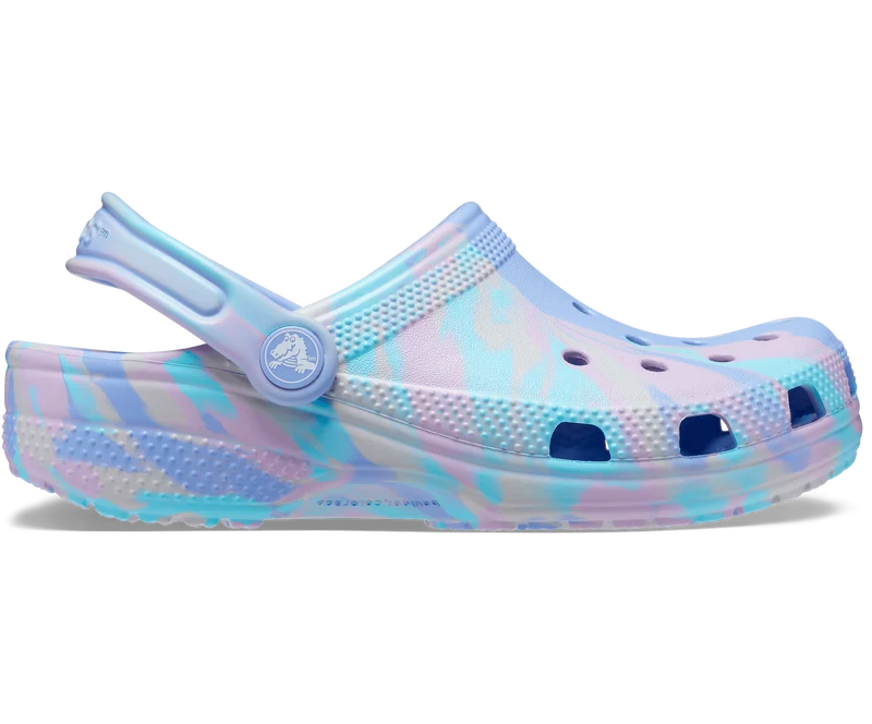Crocs Klassischer marmorierter Kinder-Clog – Moon Jelly