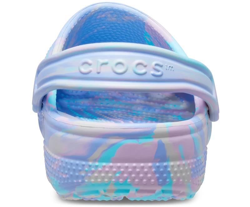 Crocs Klassischer marmorierter Kinder-Clog – Moon Jelly