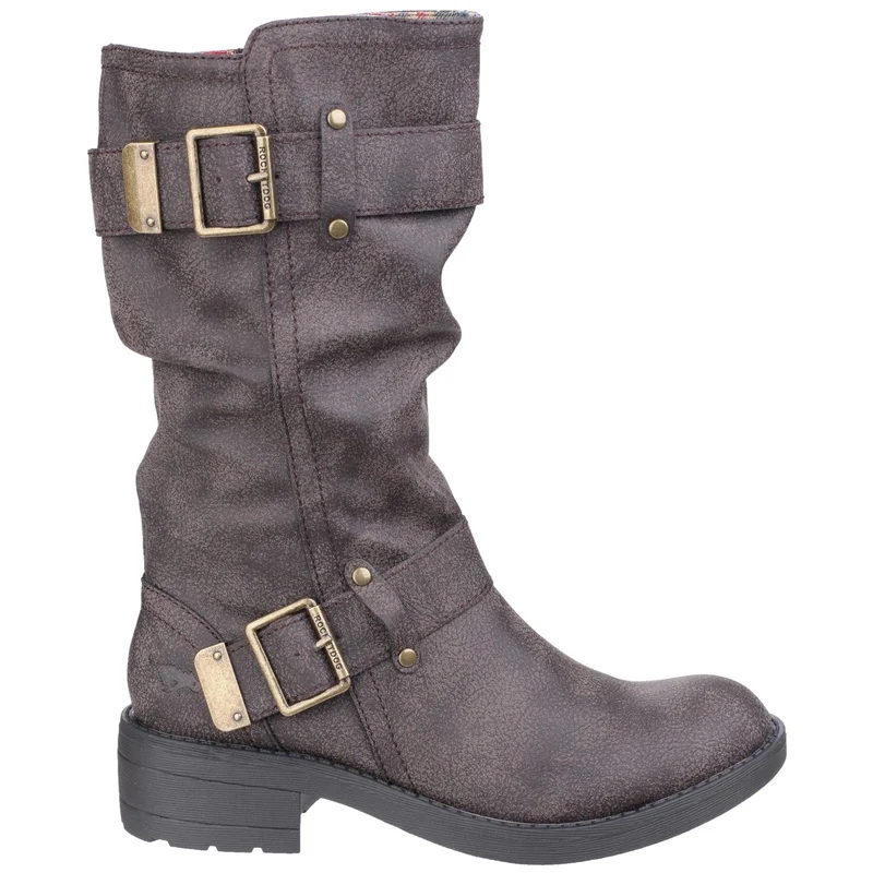 Rocket Dog Trumble Biker-Stiefel für Damen – Braun