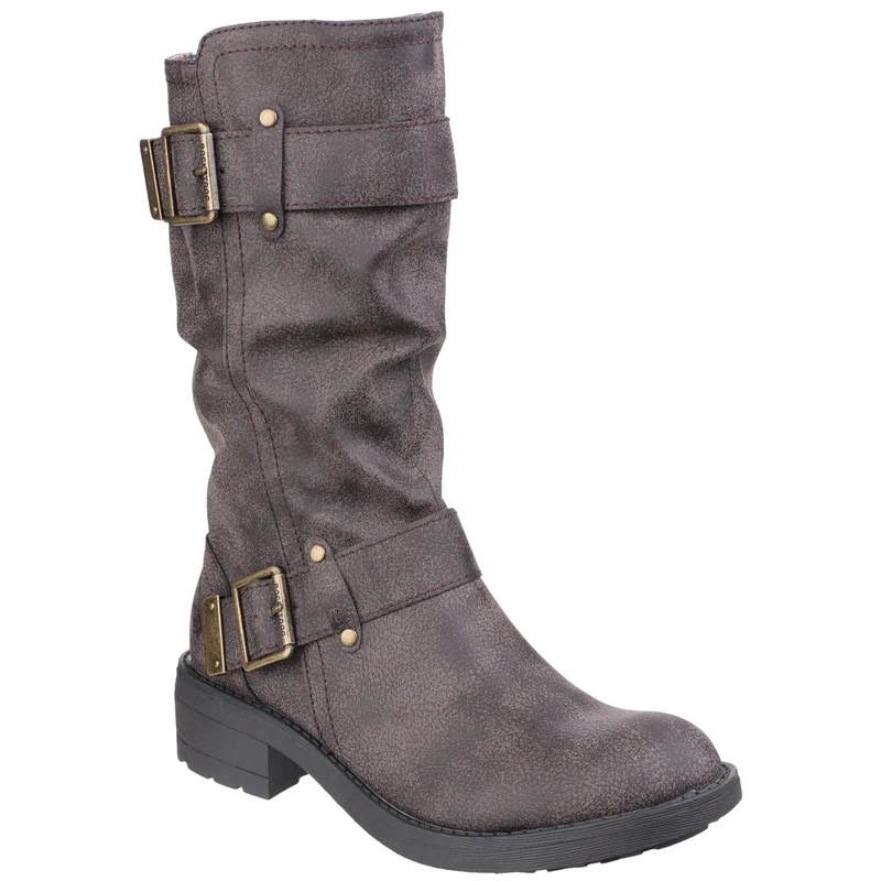 Rocket Dog Trumble Biker-Stiefel für Damen – Braun