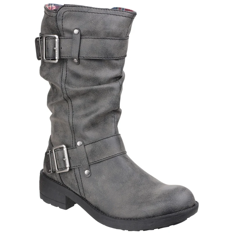 Rocket Dog Trumble Biker-Stiefel für Damen – Schwarz