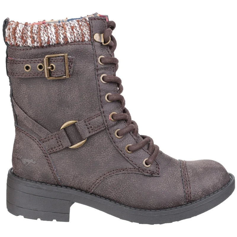 Rocket Dog Damen Thunder Galaxy Biker-Stiefel – Braun