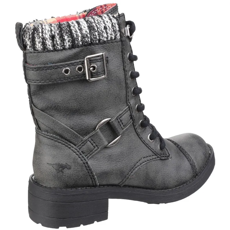 Rocket Dog Damen Thunder Galaxy Biker-Stiefel – Schwarz