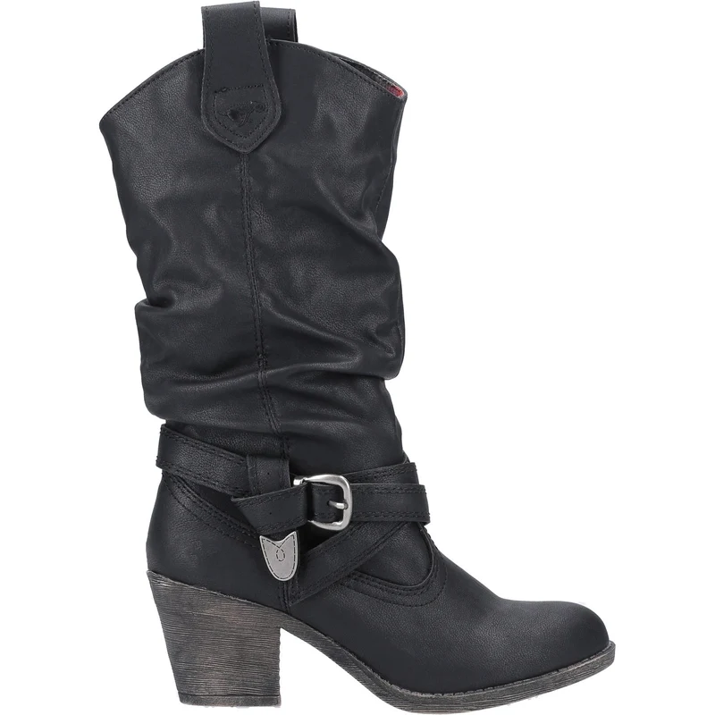 Rocket Dog Damen Sidestep Mid-Calf Westernstiefel - Schwarz