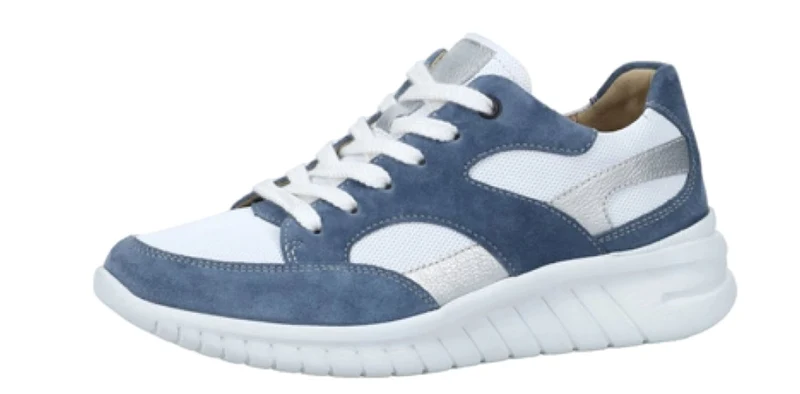 Hartes Schnürschuh Blau