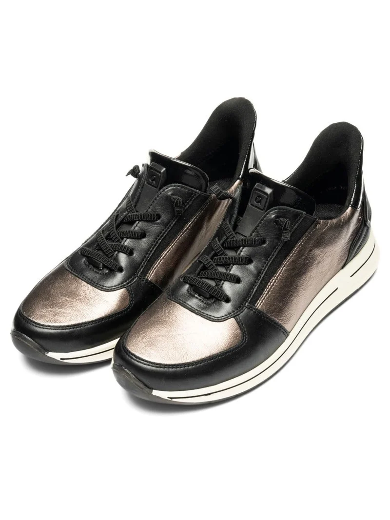 Ara Freizeit Schnürer metallic