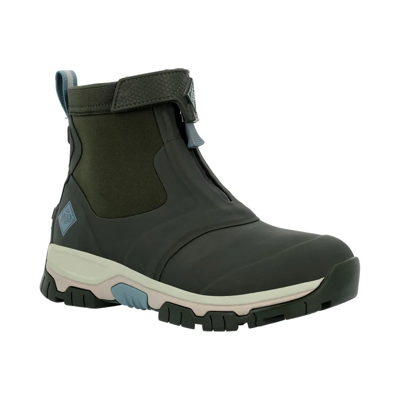 Muck Boots Damen Apex Mid Zip Gummistiefel - Moss