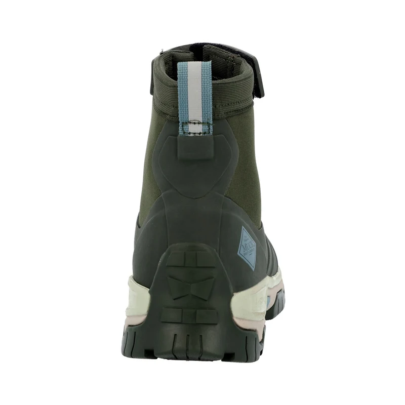 Muck Boots Damen Apex Mid Zip Gummistiefel - Moss