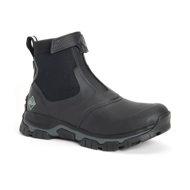 Muck Boots Herren Apex Mid Zip Gummistiefel – Schwarz