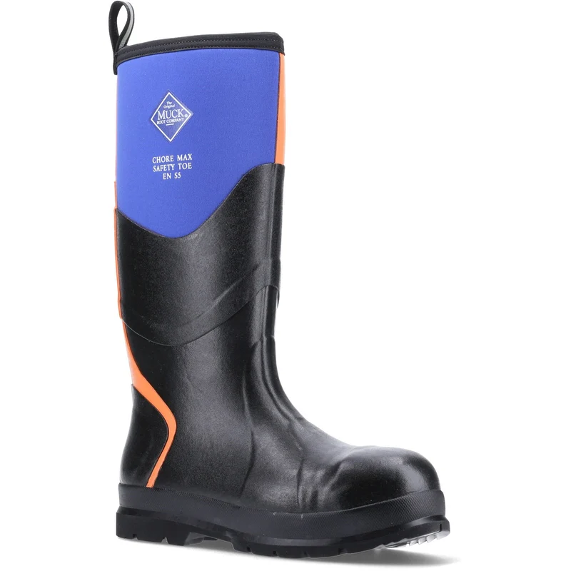 Muck Boots Unisex Chore Max S5 Sicherheits-Gummistiefel – Blau