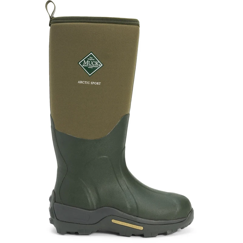 Muck Boots Unisex Arctic Sport Pull On Gummistiefel – Moss