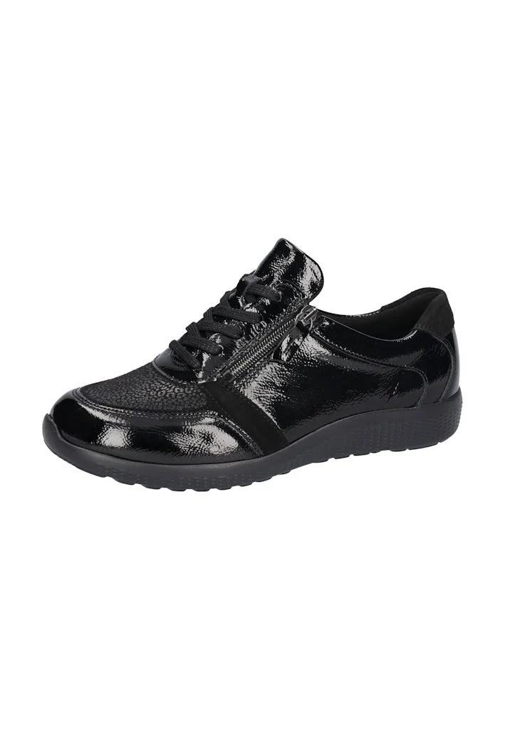 Waldläufer M-Ira Schnürschuh Schwarz