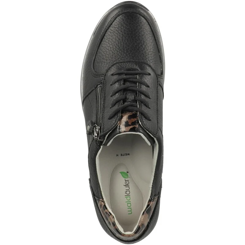 Waldläufer H-Lana Schnürschuh Schwarz