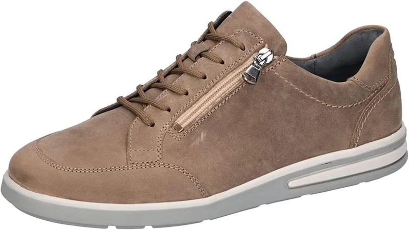 Waldläufer Freizeit Schnürer taupe