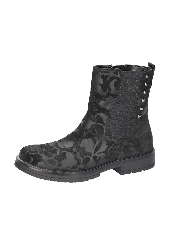 Waldläufer Stiefeletten schwarz