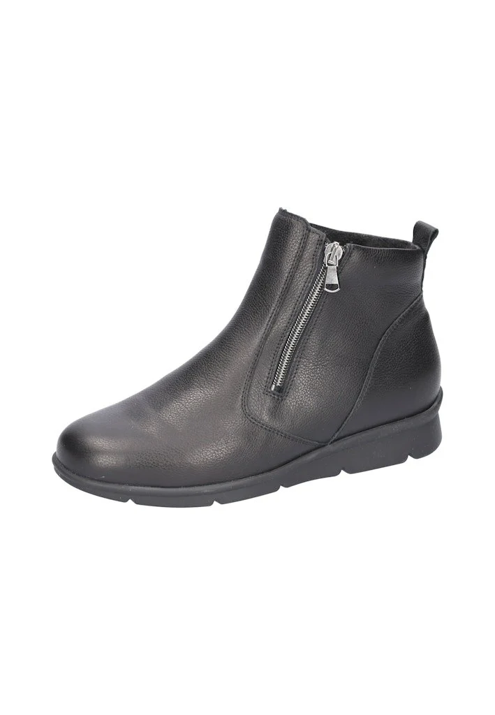 Waldläufer Stiefelette Schwarz