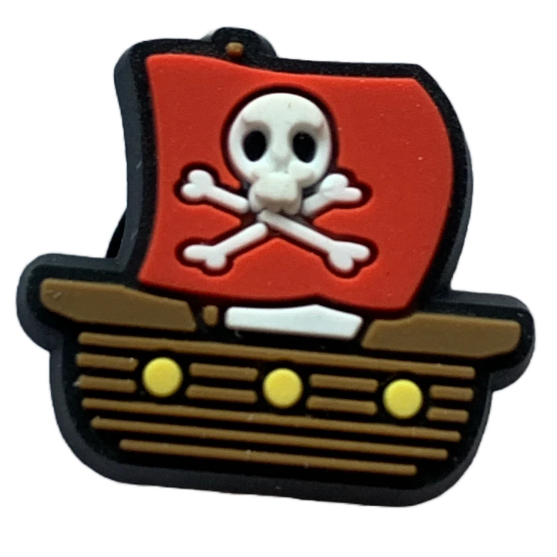 Crocs Jibbitz Kleiner Piratenschiff-Anhänger