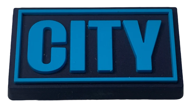 Crocs Jibbitz Manchester Citys „City“-Charme