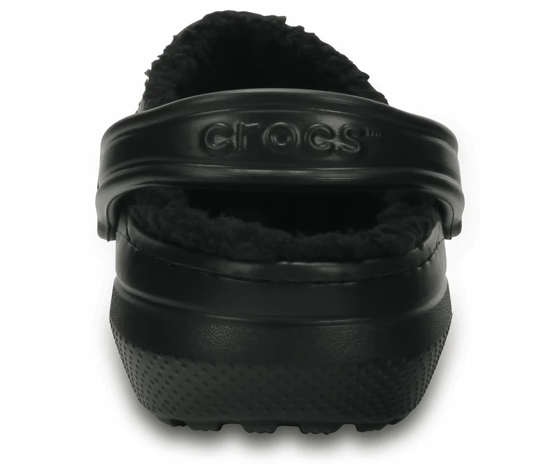 Crocs Unisex-Klassiker Lined Clog - Schwarz
