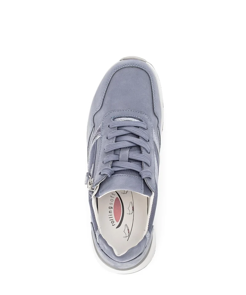 Rollingsoft Schnürschuh Hellblau