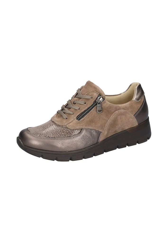 Waldläufer Freizeit Schnürer beige