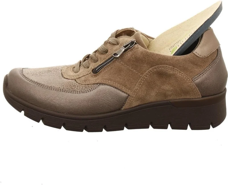 Waldläufer Freizeit Schnürer beige