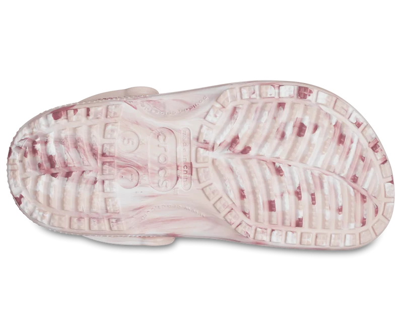 CROCS Klassischer, marmorierter Unisex-Clog – Quarz