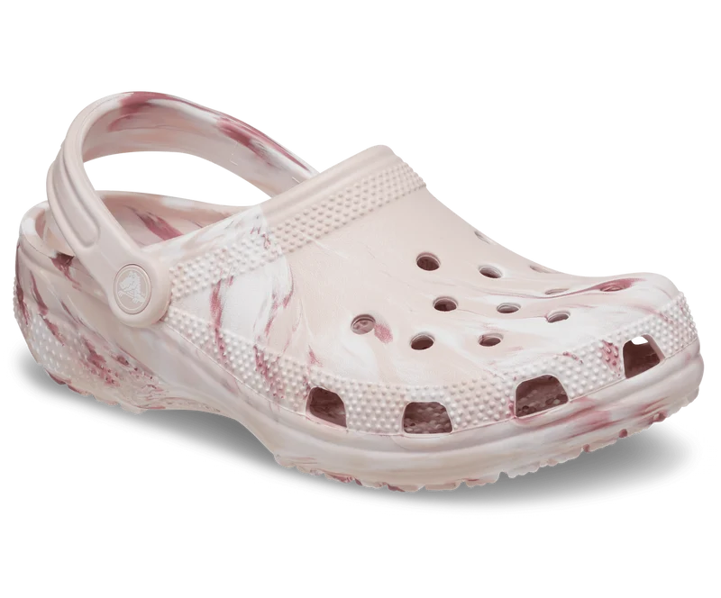 CROCS Klassischer, marmorierter Unisex-Clog – Quarz