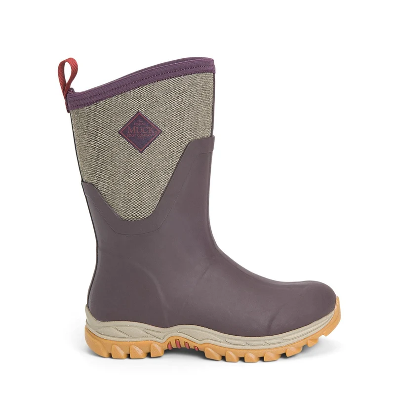 Muck Boots Damen Arctic Sport II Kurze Stiefel – Wein