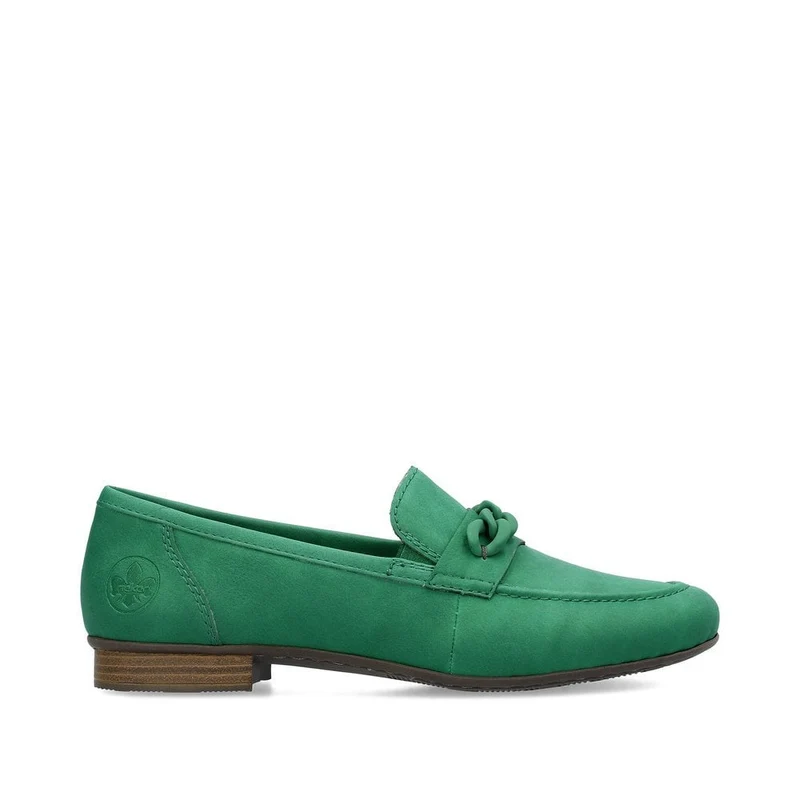 Rieker Modischer Loafer für Damen – Grün