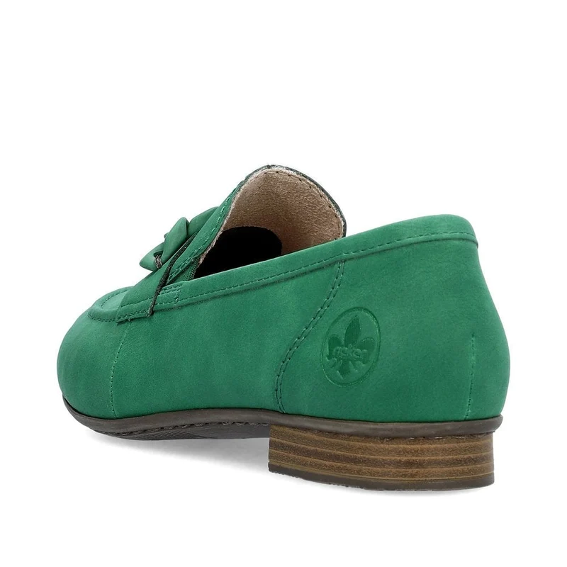 Rieker Modischer Loafer für Damen – Grün