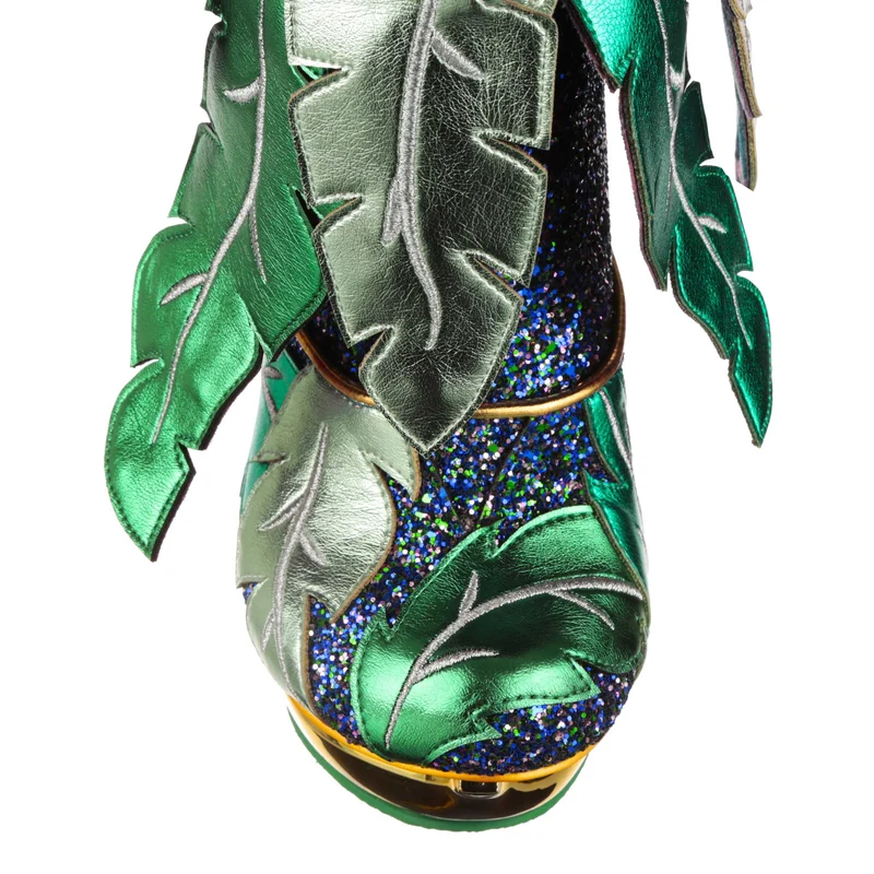 Irregular Choice Damen Be Leaf Me Boot – Grün