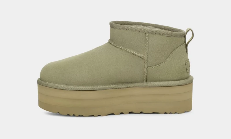 UGG Ultra Mini-Plateaustiefel für Damen – Shaded Clover