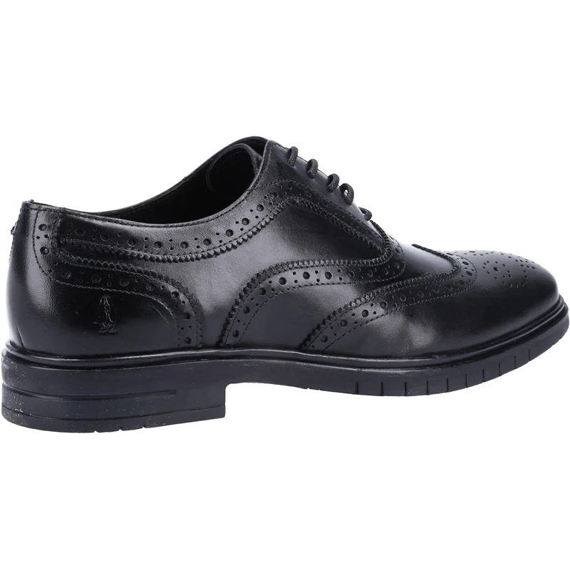 Hush Puppies Brogue-Schuhe aus Santiago-Leder für Herren – Schwarz