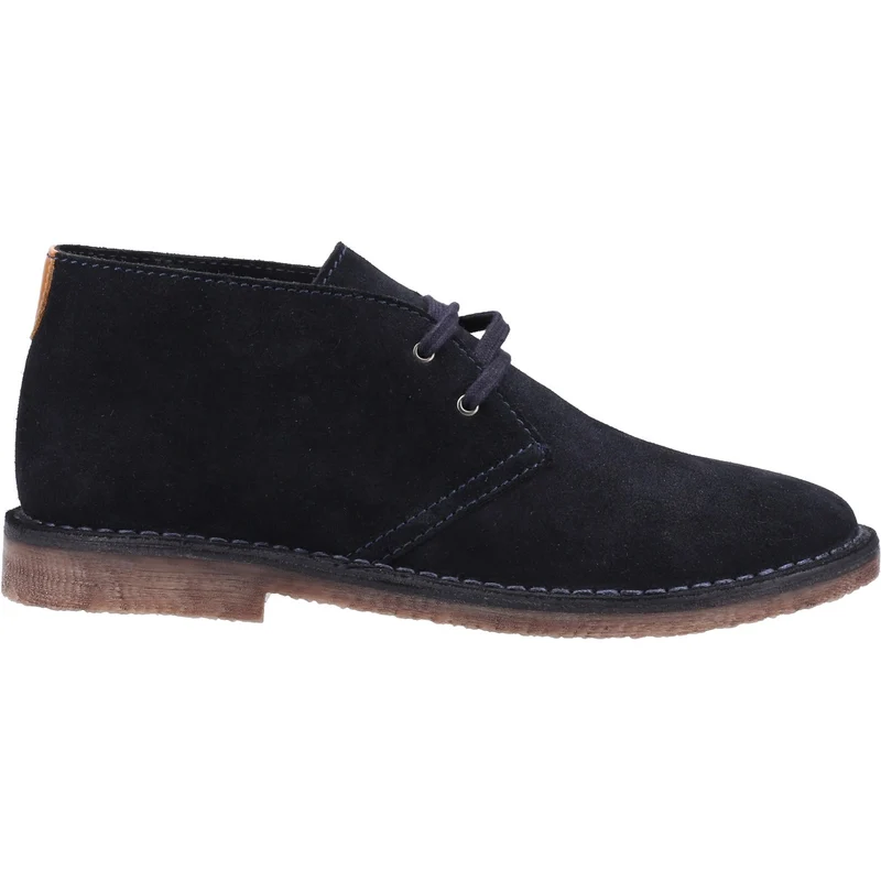 Hush Puppies Herren Samuel Wildleder Chukka-Stiefel – Marineblau